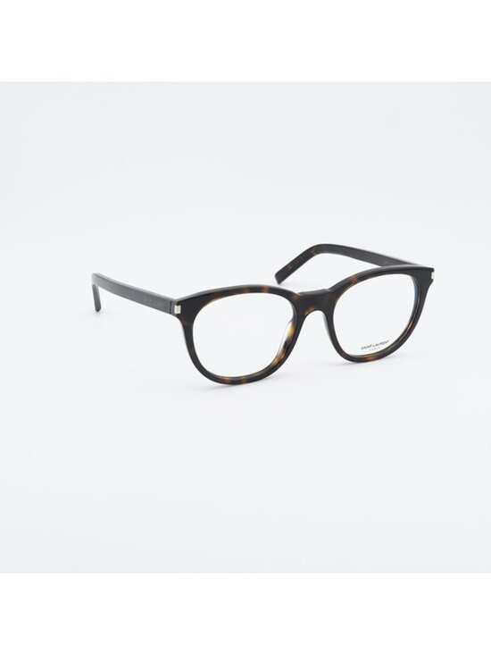 Saint Laurent SL471 002 Eyeglasses Havana 53mm Square Frame main image 5